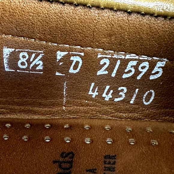 Allen Edmonds Sanibel Penny Loafers Slip On Round Toe Leather Caramel Brown 8.5D main image 4